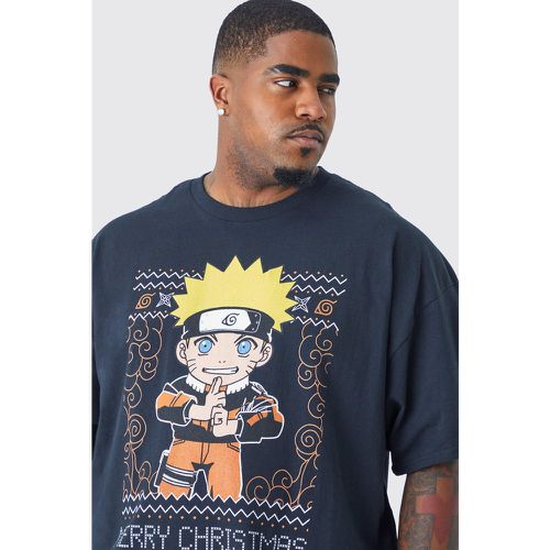Grande taille - T-shirt oversize à imprimé Naruto - - XXXL - Boohooman - Modalova