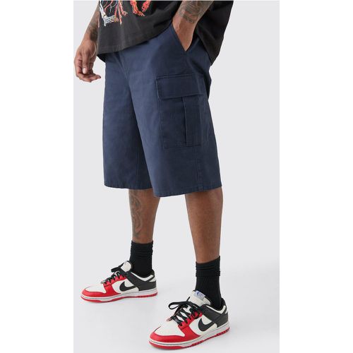 Grande taille - Short cargo large à taille élastiquée - XXL - Boohooman - Modalova