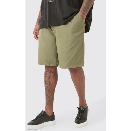 Grande taille - Short large à taille fixe - 40 - Boohooman - Modalova