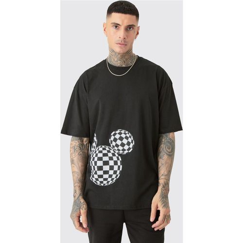 Tall - T-shirt oversize à imprimé Mickey - M - Boohooman - Modalova