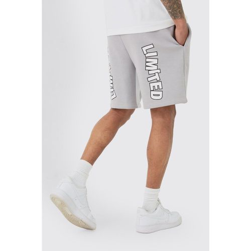 Short large à imprimé cœur - L - Boohooman - Modalova