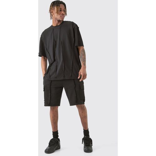 Tall - Ensemble oversize à bords bruts - S - Boohooman - Modalova