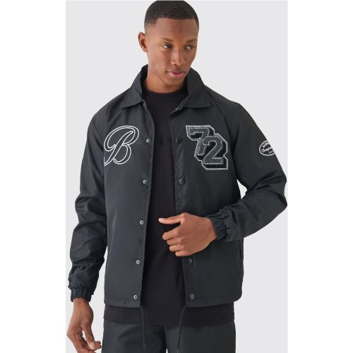Veste universitaire à écusson homme - S - Boohooman - Modalova