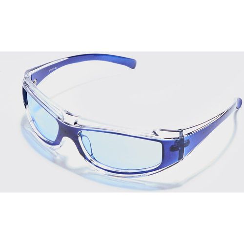 Lunettes de soleil métallisées - ONE SIZE - Boohooman - Modalova