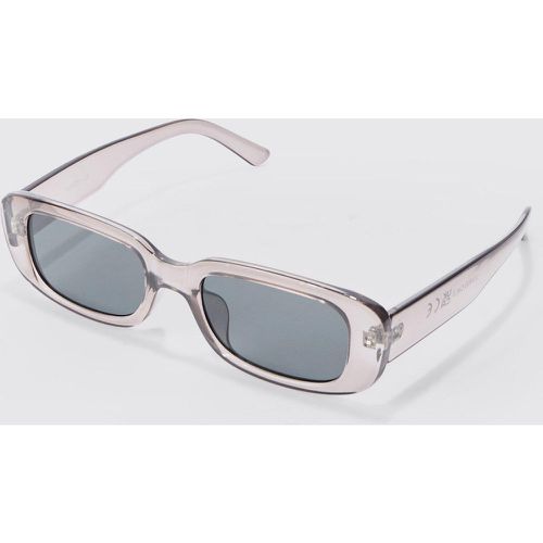 Chunky Smoke Lens Sunglasses In Grey - Boohooman - Modalova