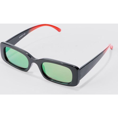 Chunky Ombre Frame Sunglasses In Black - Boohooman - Modalova