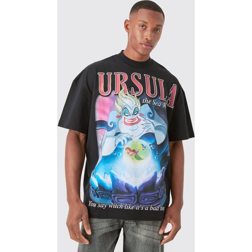 T-shirt oversize Disney à imprimé Ursula - M - Boohooman - Modalova