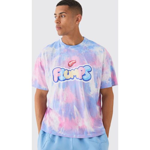 Oversized Tie Dye Flumps License T-shirt - Boohooman - Modalova