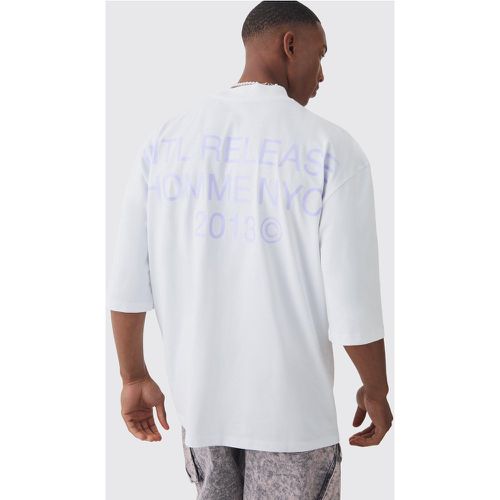 T-shirt oversize imprimé - M - Boohooman - Modalova