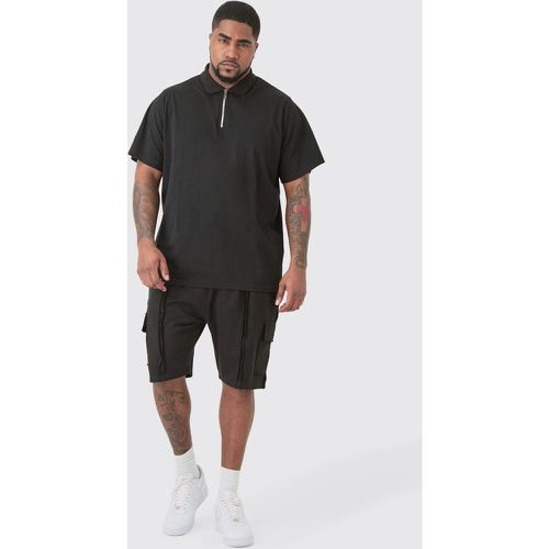 Grande taille - Polo piqué à manches courtes - XXXL - Boohooman - Modalova