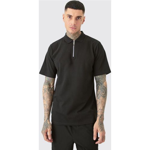 Tall - Polo piqué à manches courtes - S - Boohooman - Modalova