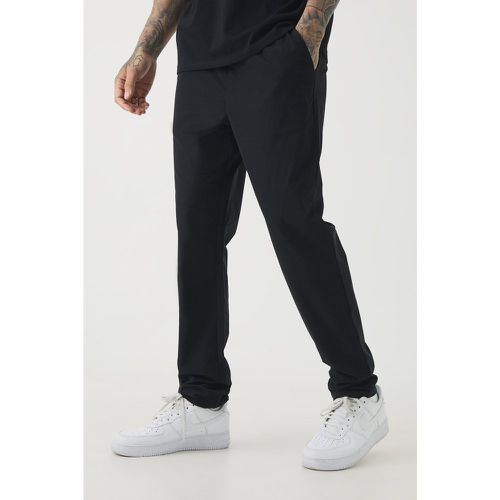 Tall - Pantalon slim technique léger à taille élastiquée - L - Boohooman - Modalova