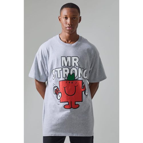 T-shirt à imprimé Monsieur Costaud - S - Boohooman - Modalova