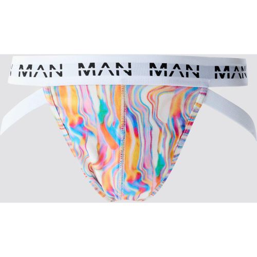 Jockstrap imprimé à logo - MAN - XS - Boohooman - Modalova