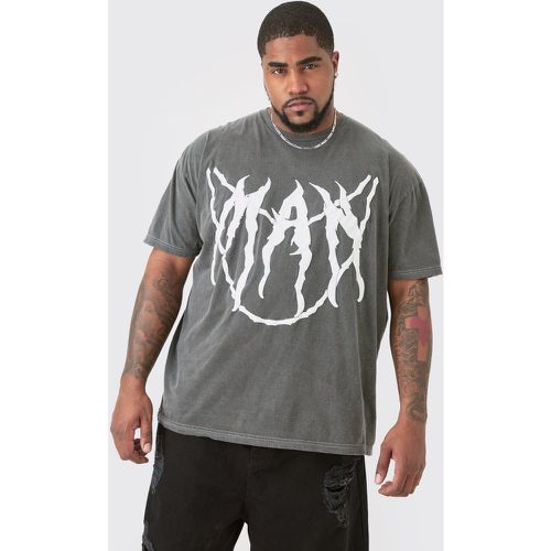 Grande taille - T-shirt imprimé - MAN - XXXL - Boohooman - Modalova