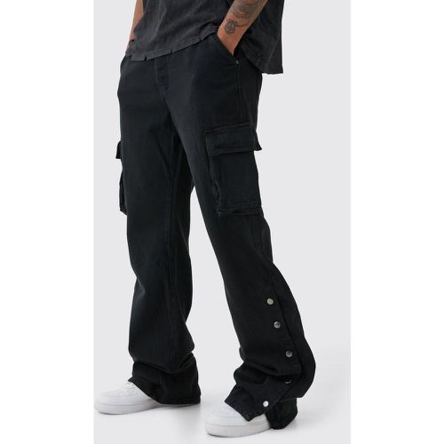 Tall - Pantalon cargo large surteint à imprimé flare - 30 - Boohooman - Modalova