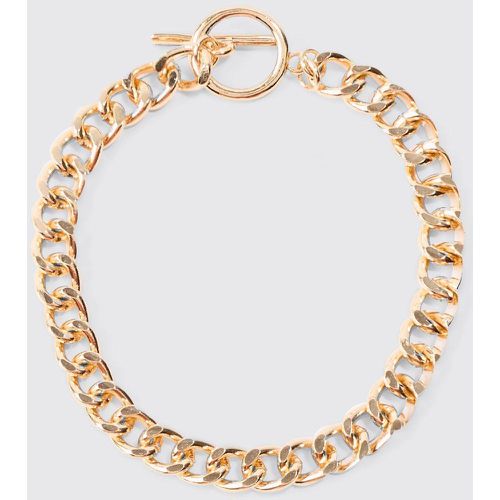 Cuban Chunky Chain Bracelet In Gold - Boohooman - Modalova