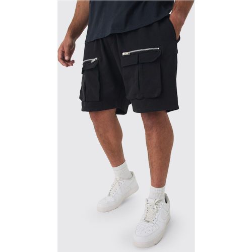 Grande taille - Short large utilitaire en jersey - XXXL - Boohooman - Modalova