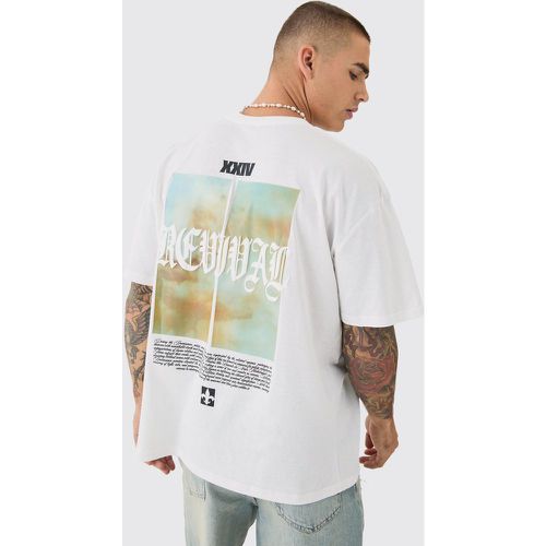 T-shirt oversize imprimé - S - Boohooman - Modalova