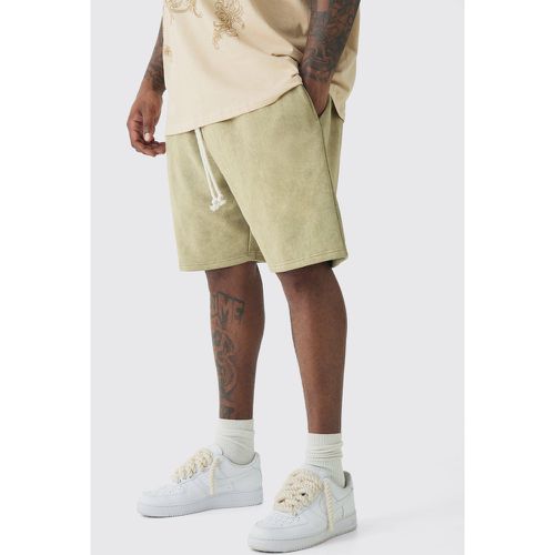 Grande taille - Short large délavé en jersey - XXXL - Boohooman - Modalova