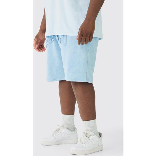 Grande taille - Short oversize délavé en jersey - XXXL - Boohooman - Modalova