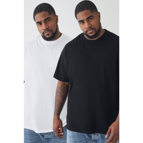 Grande taille - Lot de 2 t-shirts basiques - XXXL - Boohooman - Modalova