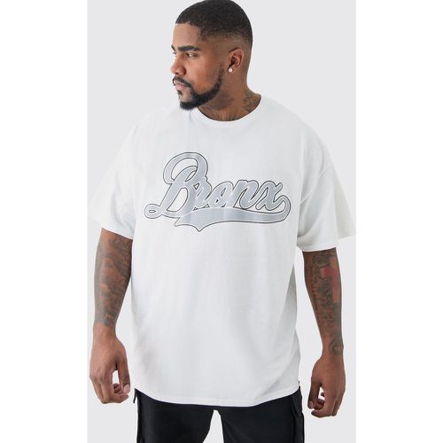 Grande taille - T-shirt à imprimé Bronx - XXXXXL - Boohooman - Modalova