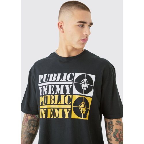Oversized Public Enemy License T-shirt - Boohooman - Modalova
