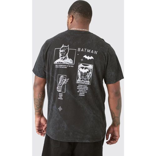 Grande taille - T-shirt délavé à imprimé Batman - XXL - Boohooman - Modalova