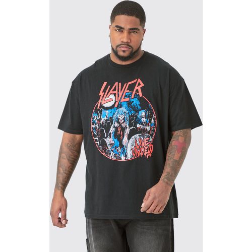 Plus Slayer License Print T-shirt - - XXXL - Boohooman - Modalova
