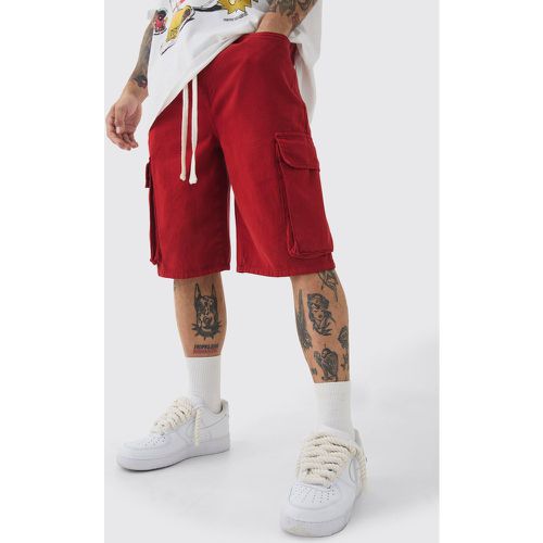 Short cargo baggy à taille élastiquée - S - Boohooman - Modalova