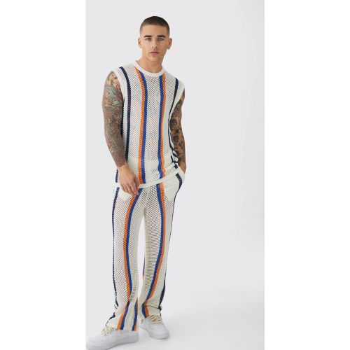 Ensemble oversize en maille ajourée - M - Boohooman - Modalova