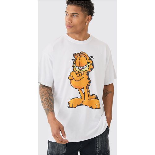 Oversized Garfield License T-shirt - Boohooman - Modalova