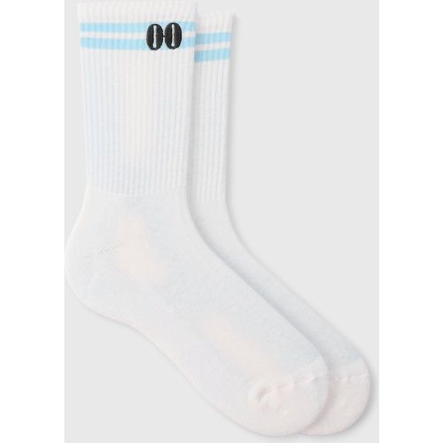 Chaussettes à rayures en tissu éponge - ONE SIZE - Boohooman - Modalova