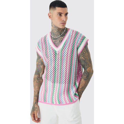 Tall - Débardeur oversize en crochet - S - Boohooman - Modalova