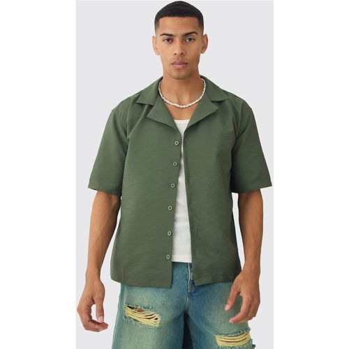 Chemise oversize plissée - L - Boohooman - Modalova