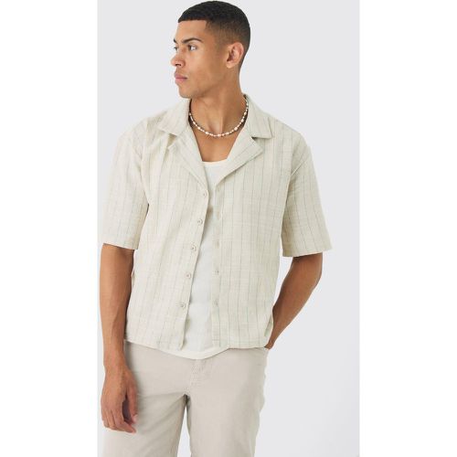 Chemise oversize en lin - L - Boohooman - Modalova