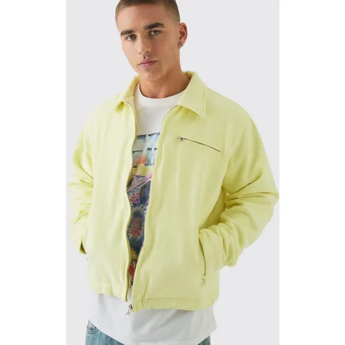 Veste de travail matelassée en twill homme - L - Boohooman - Modalova