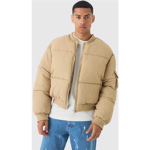 Bomber très matelassé dans le sable homme - XL - Boohooman - Modalova