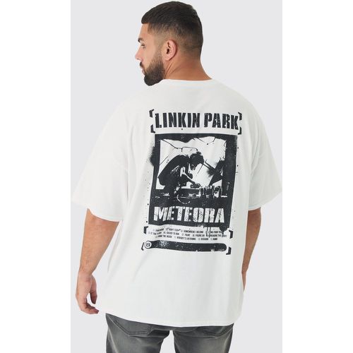 Grande taille - T-shirt à imprimé Linkin Park - XXXXXL - Boohooman - Modalova