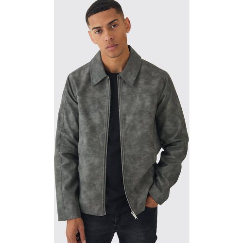 Veste Harrington zippée - S - Boohooman - Modalova