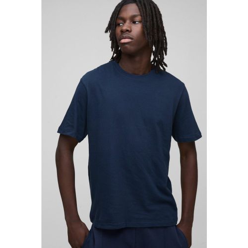 T-shirt ras-du-cou basique - XS - Boohooman - Modalova
