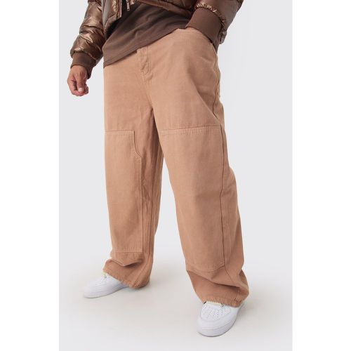 Grande taille - Jean charpentier large surteint - 38 - Boohooman - Modalova