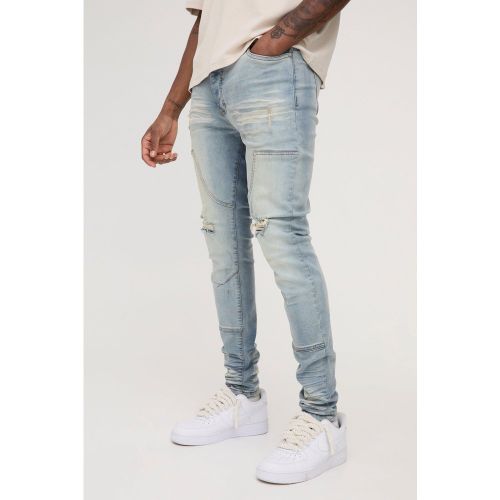 Tall - Jean charpentier skinny surteint homme - 30 - Boohooman - Modalova