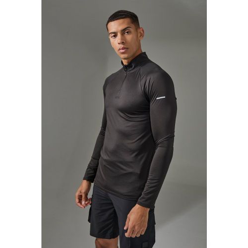 Veste à col zippé et pantalon de sport - MAN Active homme - L - Boohooman - Modalova