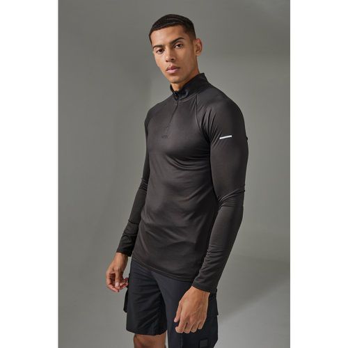 Veste à col zippé et pantalon de sport - MAN Active homme - S - Boohooman - Modalova