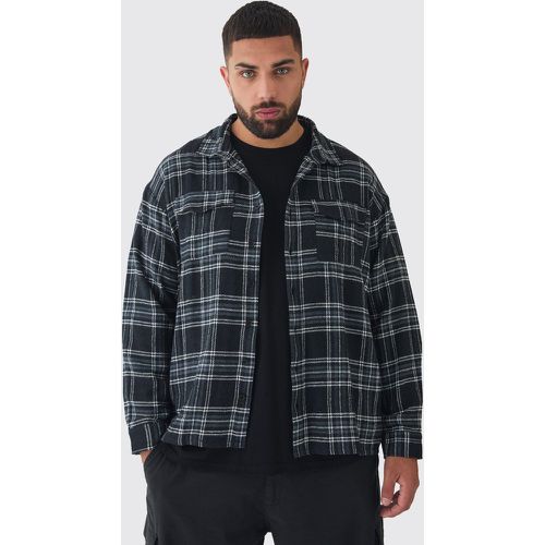 Grande taille - Chemise à carreaux - XXXL - Boohooman - Modalova