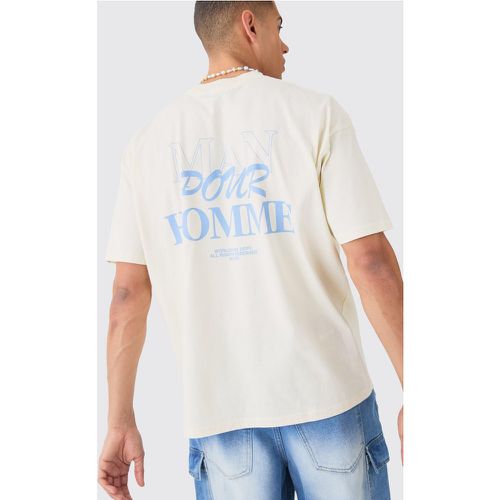 T-shirt oversize imprimé - XS - Boohooman - Modalova