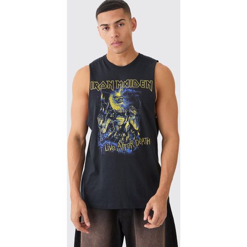 Sans manches officiel oversize Iron Maiden - M - Boohooman - Modalova