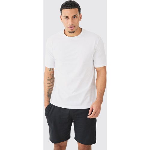 Ensemble confort avec t-shirt et short homme - S - Boohooman - Modalova